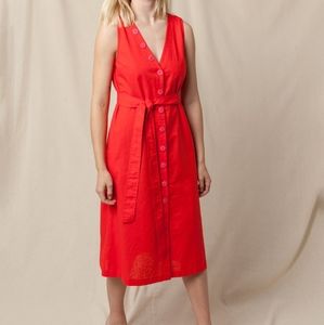 Rachel Antonoff Charlotte Dress in Watermelon